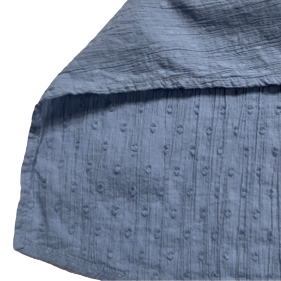 Logo by Lori Goldstein Dusty Blue Tunic Top Size XL - Picture 3 of 5